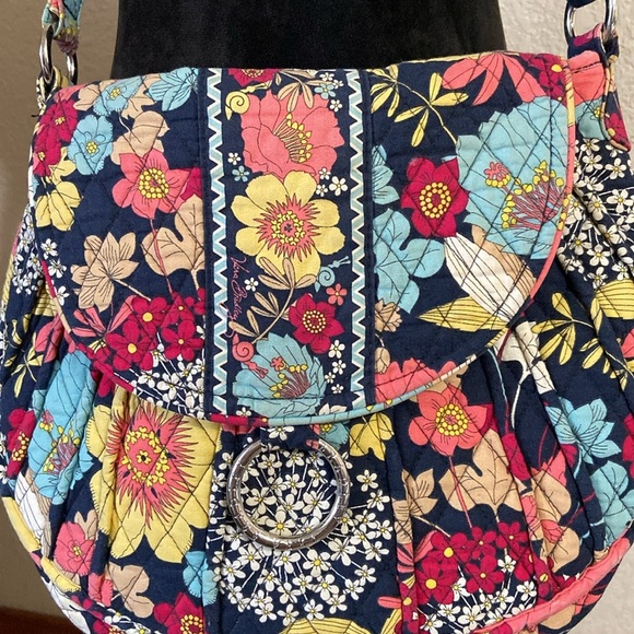 Vera Bradley Floral Patchwork Shoulder Bag - Picture 3 of 11